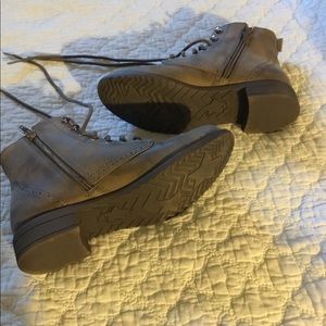 Brown booties by WHITE MOUNTAIN